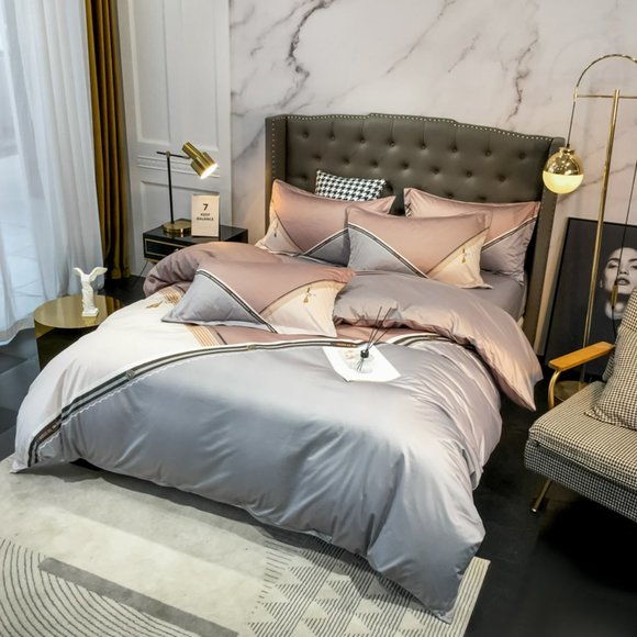 Luxury Brushed Cotton Bedding Set of Four - Picture 4 of 15